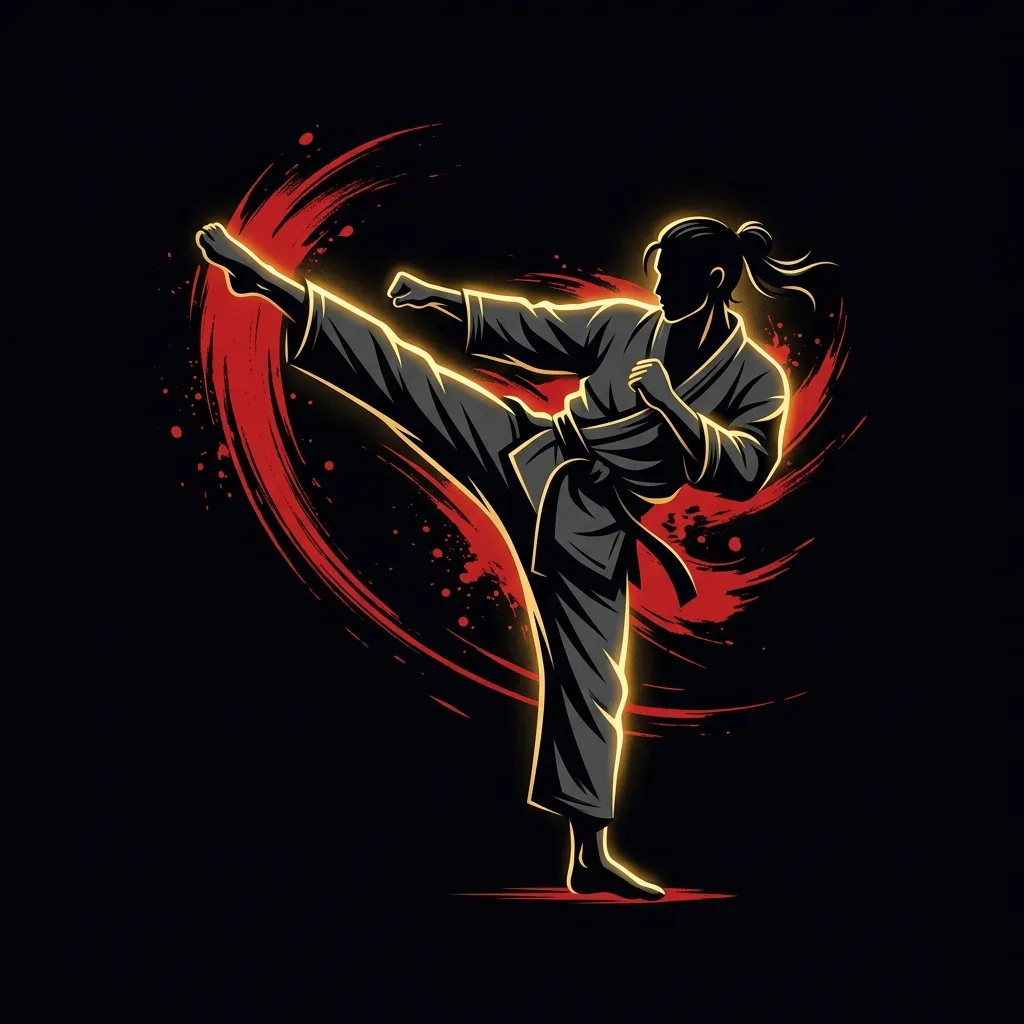 Võ sư Karate DN5SAO TMA Việt Nam đang tập luyện